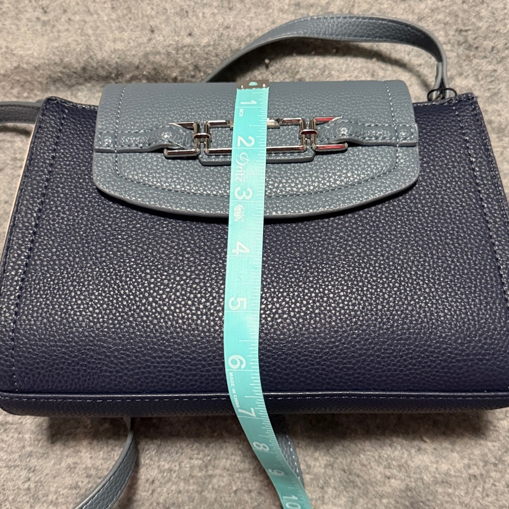 Tahari Elegant Crossbody Bag - Black and Gray